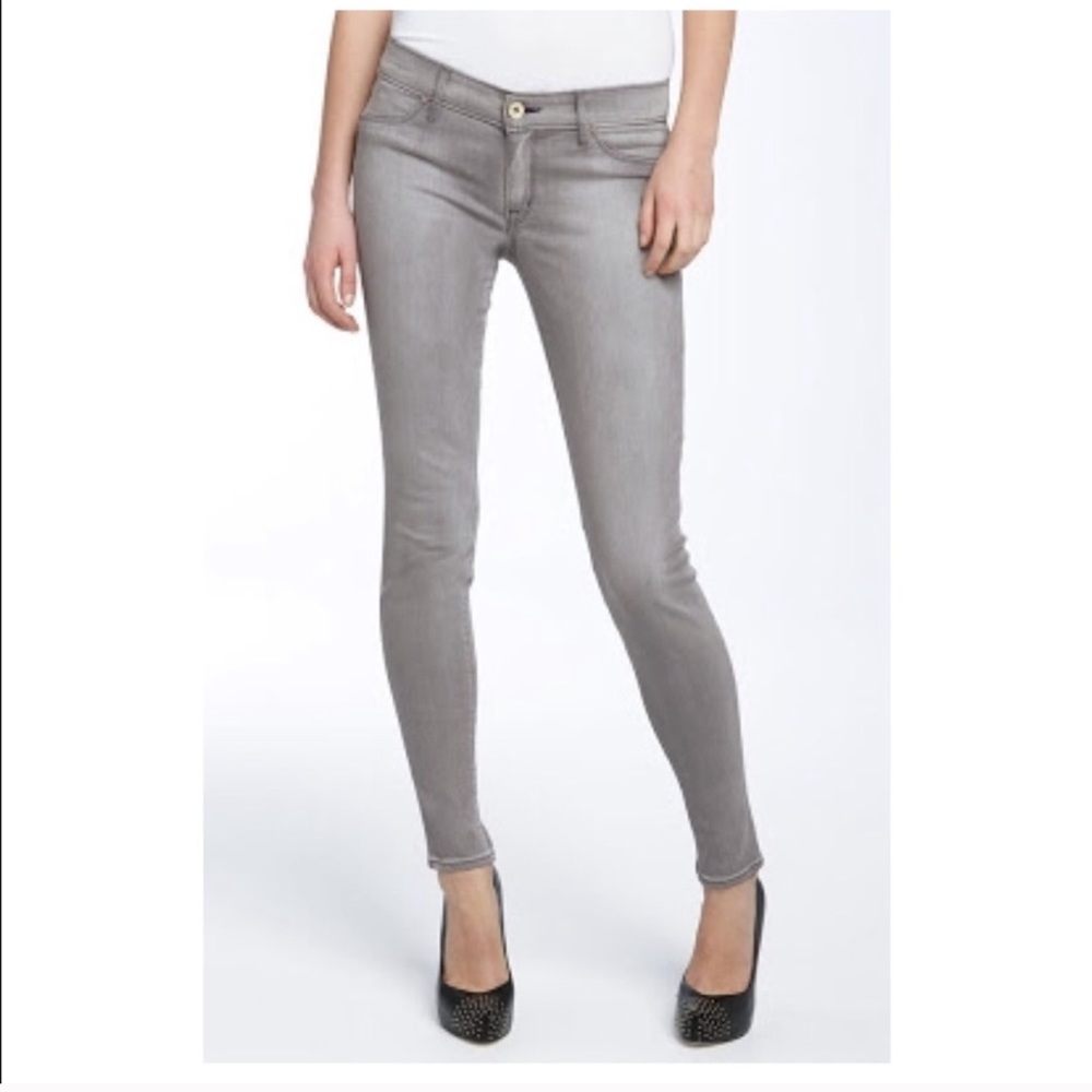 Rich & Skinny mid rise skinny jeans in pale gray